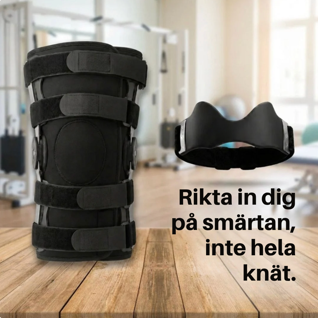 Rikta in dig på smärtan, inte hela knät